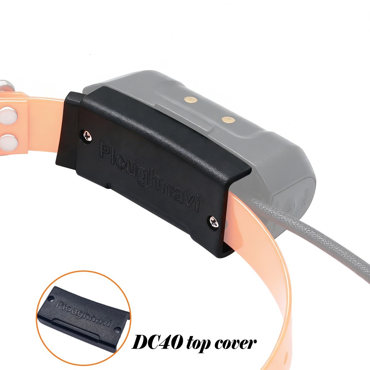 Ploughnavi Top Cover/Backplate for Garmin DC40 GPS Tracking Collar