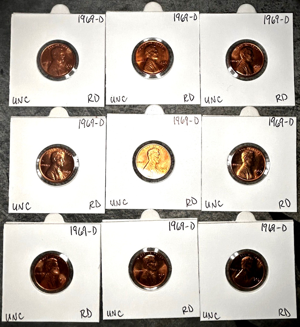 1969-D 1C RD Lincoln Cent (Brilliant/Uncirculated)