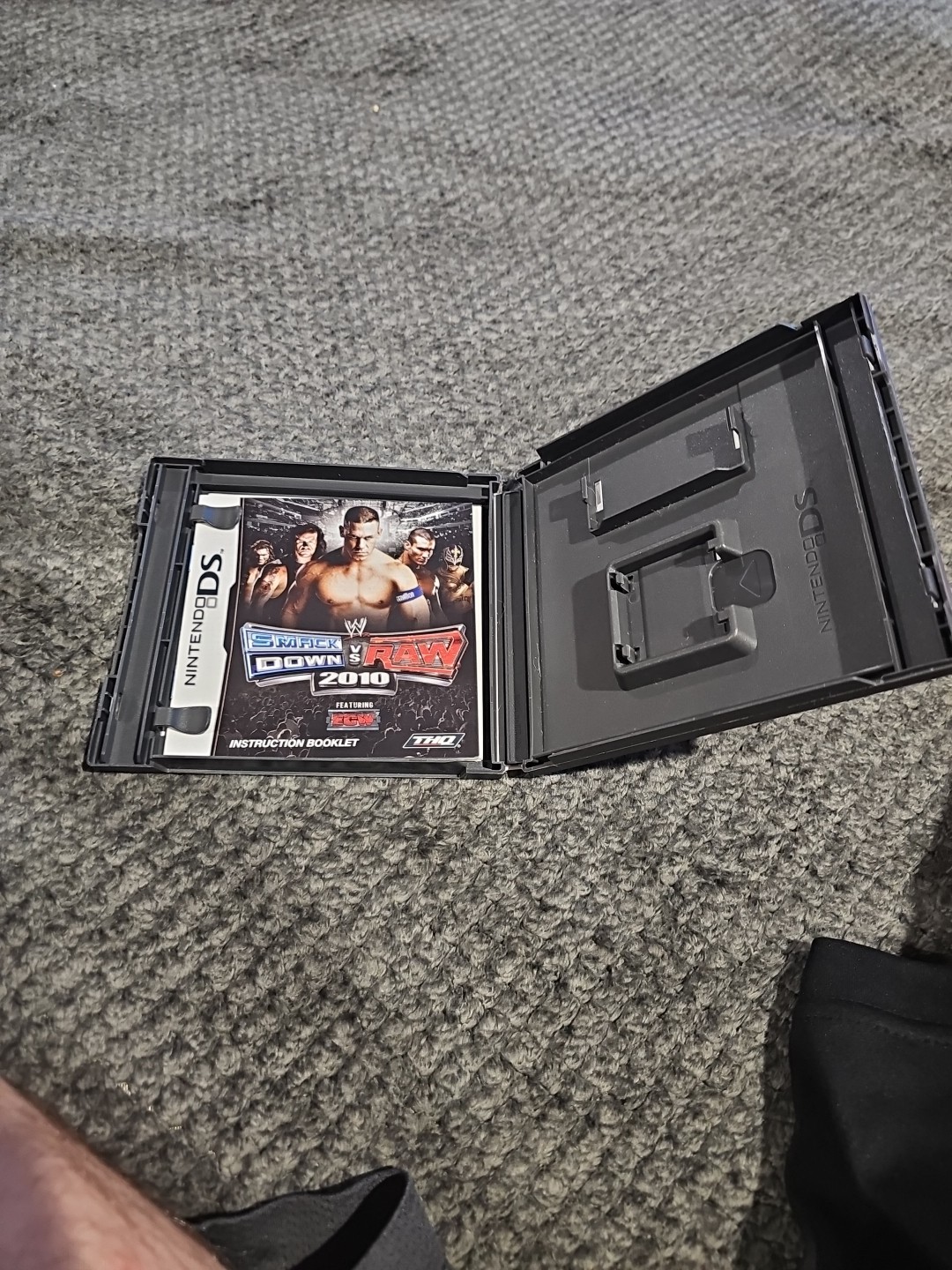 WWE SmackDown vs. Raw 2010 (Nintendo DS) Case And Manual Only