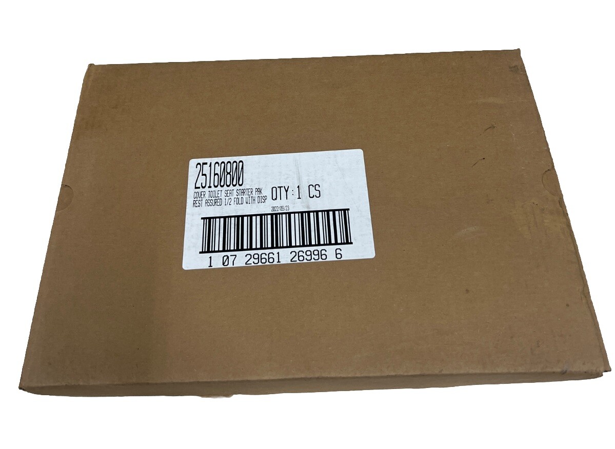 Rest Assured 25160800 Toilet Seat Cover Starter Set, Half Fold