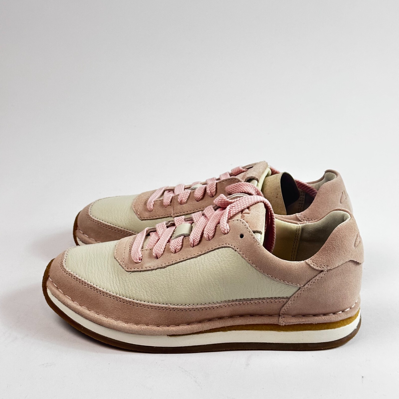 Clarks Women's Craft Run Lace Trainers Lightweight & Durable Sneaker Shoes