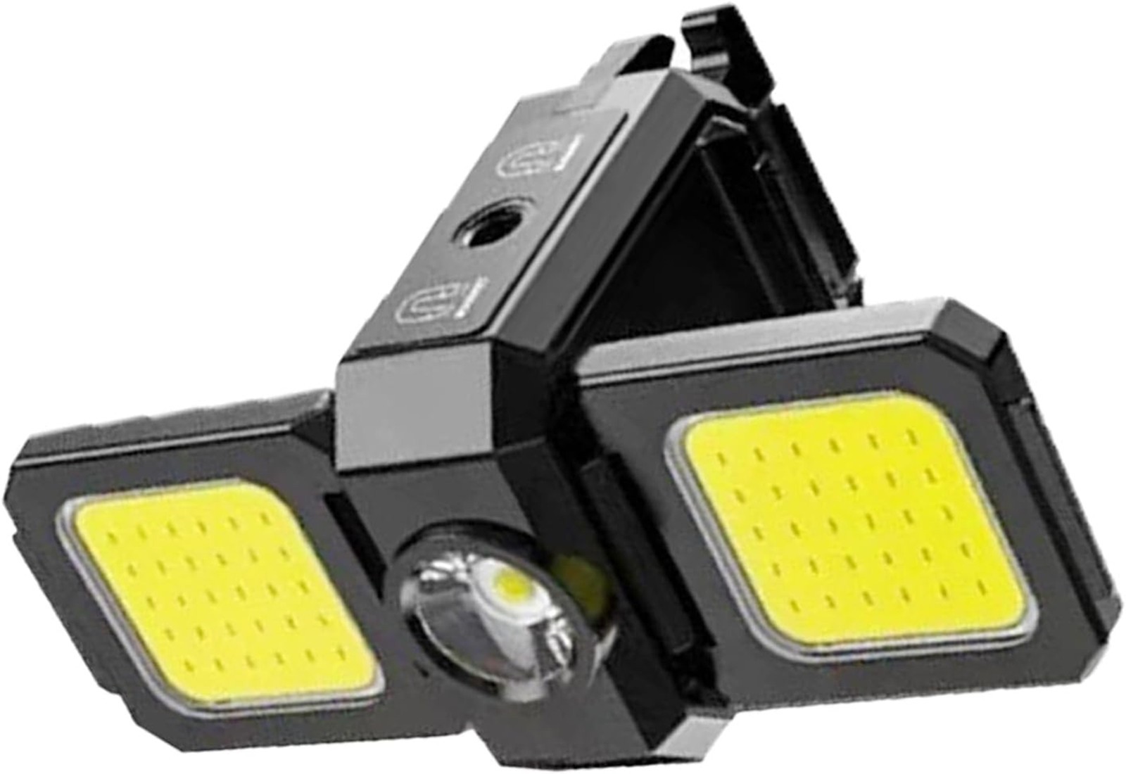 Rechargeable 2-Sided LED Keychain Work Light with Bottle Opener for Camping