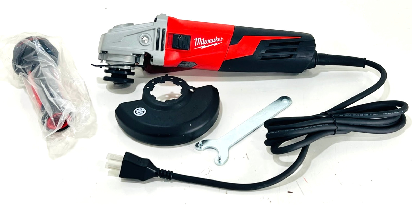 Milwaukee Corded 5" Small Angle Grinder 13amp w/Slide Switch Lock-On 6117-33D