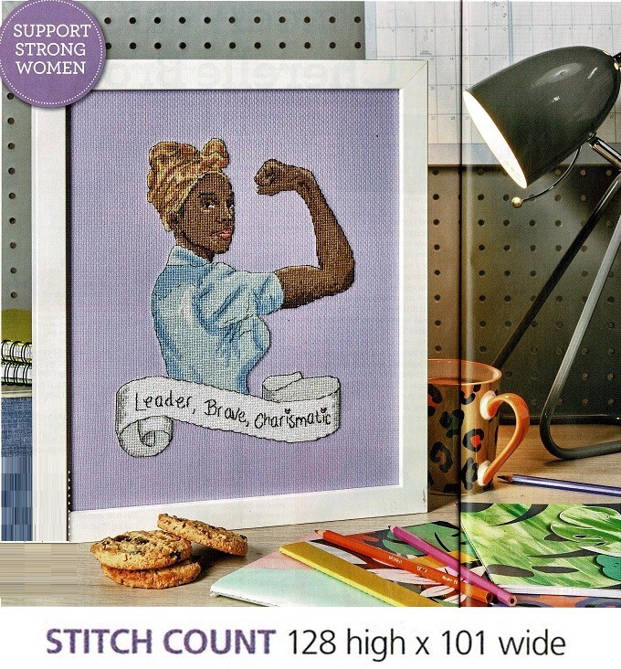 BRAVE LEADER   CROSS STITCH  PATTERN  ONLY    EQ - PPQ