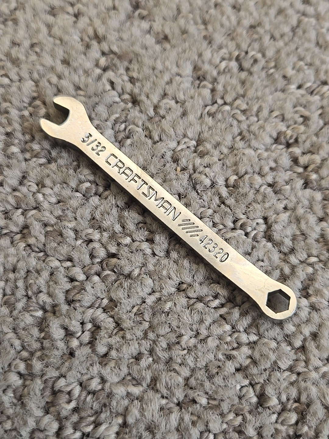 Craftsman 42320 5/32" 6pt Combination CMMT Midget Ignition Wrench