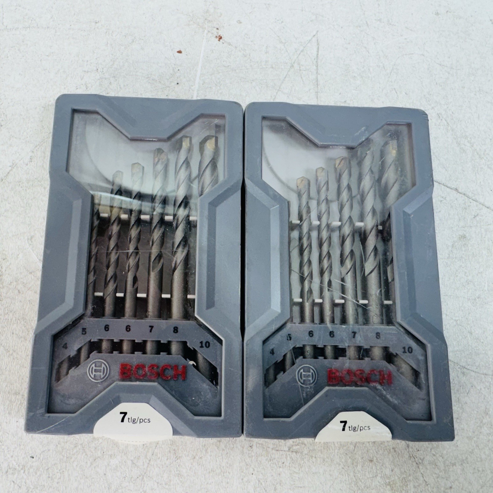 2 Packs - 7 Piece Bosch 2607017082 Concrete Drill Bit Set