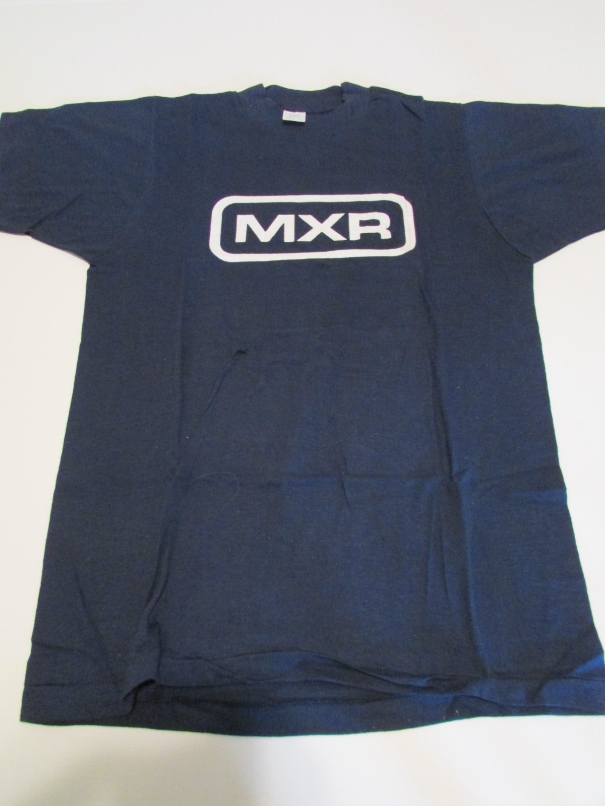 Vintage MXR Pedal "Take Commande" Double Sided T-Shirt Made in USA Blue USA NM/M