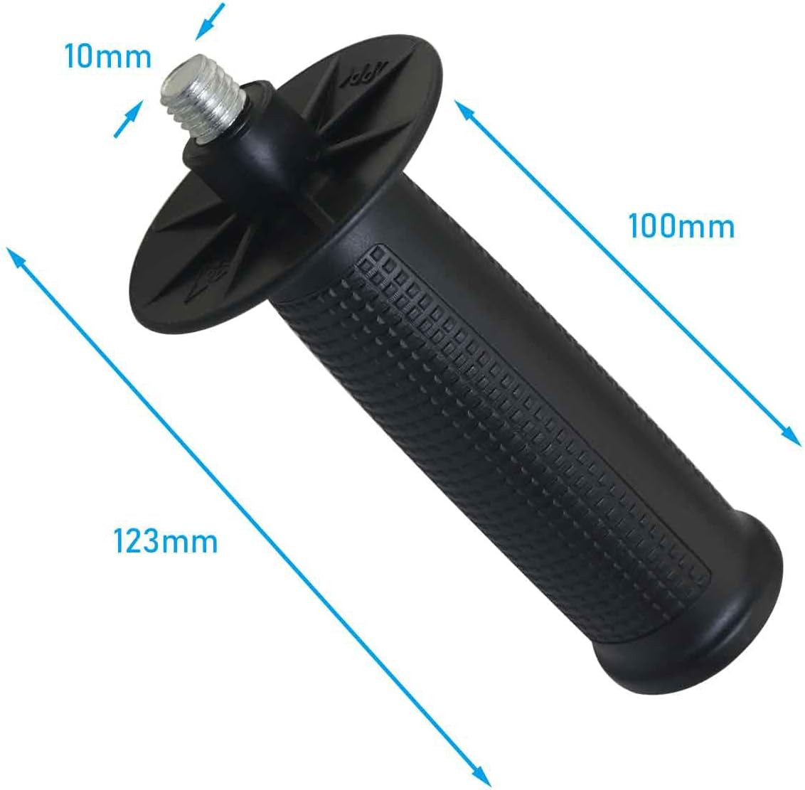 1-Pack Threaded Plastic Angle Grinder Handle 10Mm/0.4 Inch Angle Grinder Auxilia