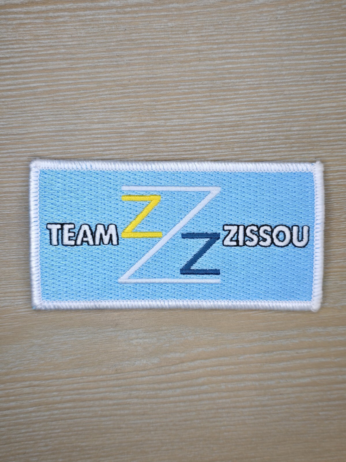 THE LIFE AQUATIC TEAM ZISSOU RECTANGLE LOGO COSTUME UNIFORM COSPLAY HOOK PATCH