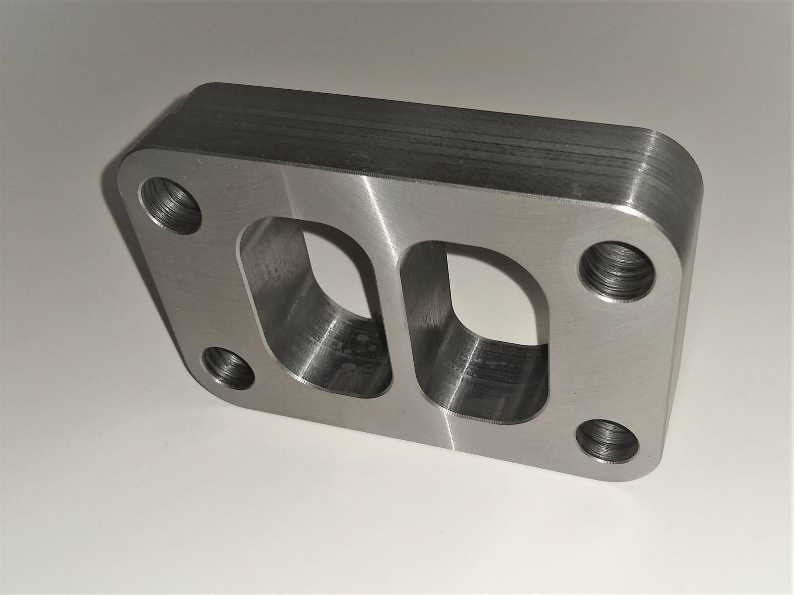 (1" THK) T3 Twin Scroll Divided Inlet Turbo Spacer Flange