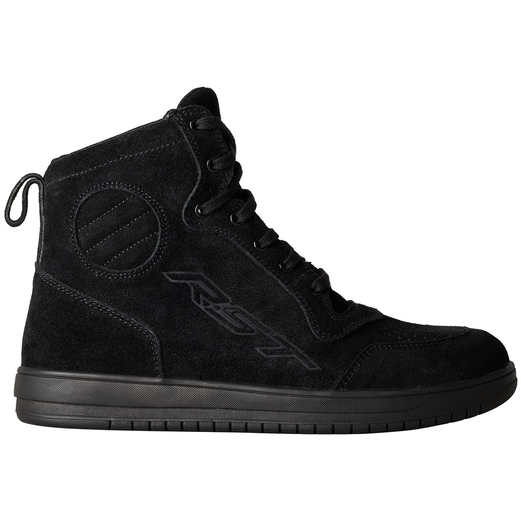 RST Hi-Top Moto Sneaker Black Suede Urban City Commuter Lowrise Boots EU 44/U...