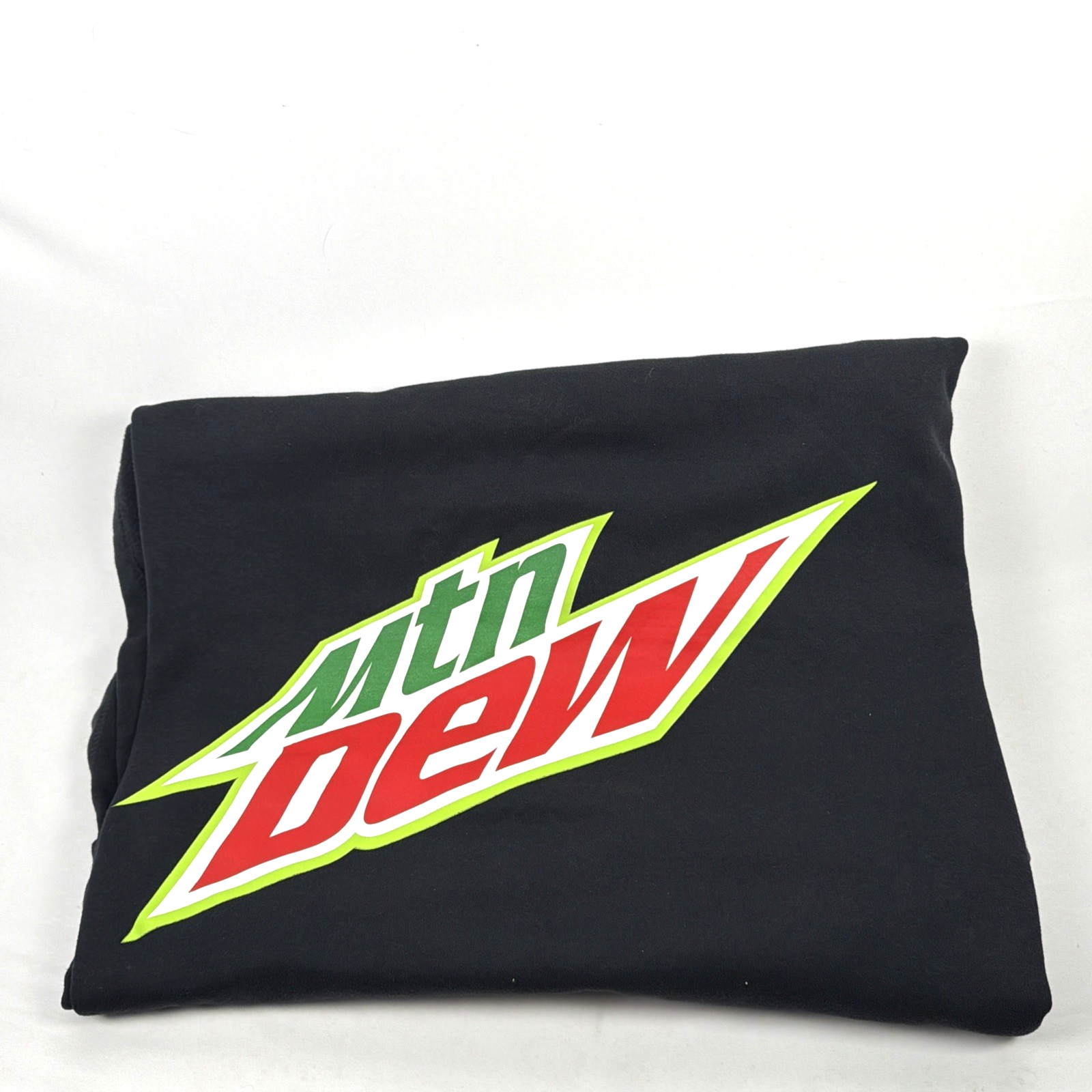 VTG Mountain Dew Oversized Fleece Blanket Holloway Licensed Heavy Throw 75 x 55"