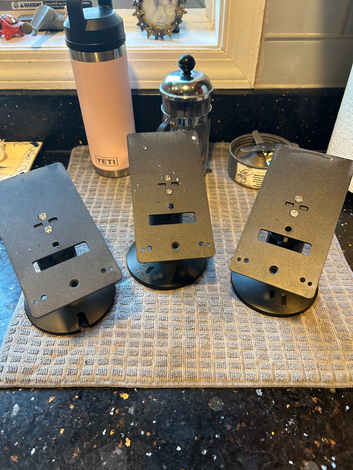 3 Swivel Stand for Credit Card Payment Machines - Holder for POS Systems