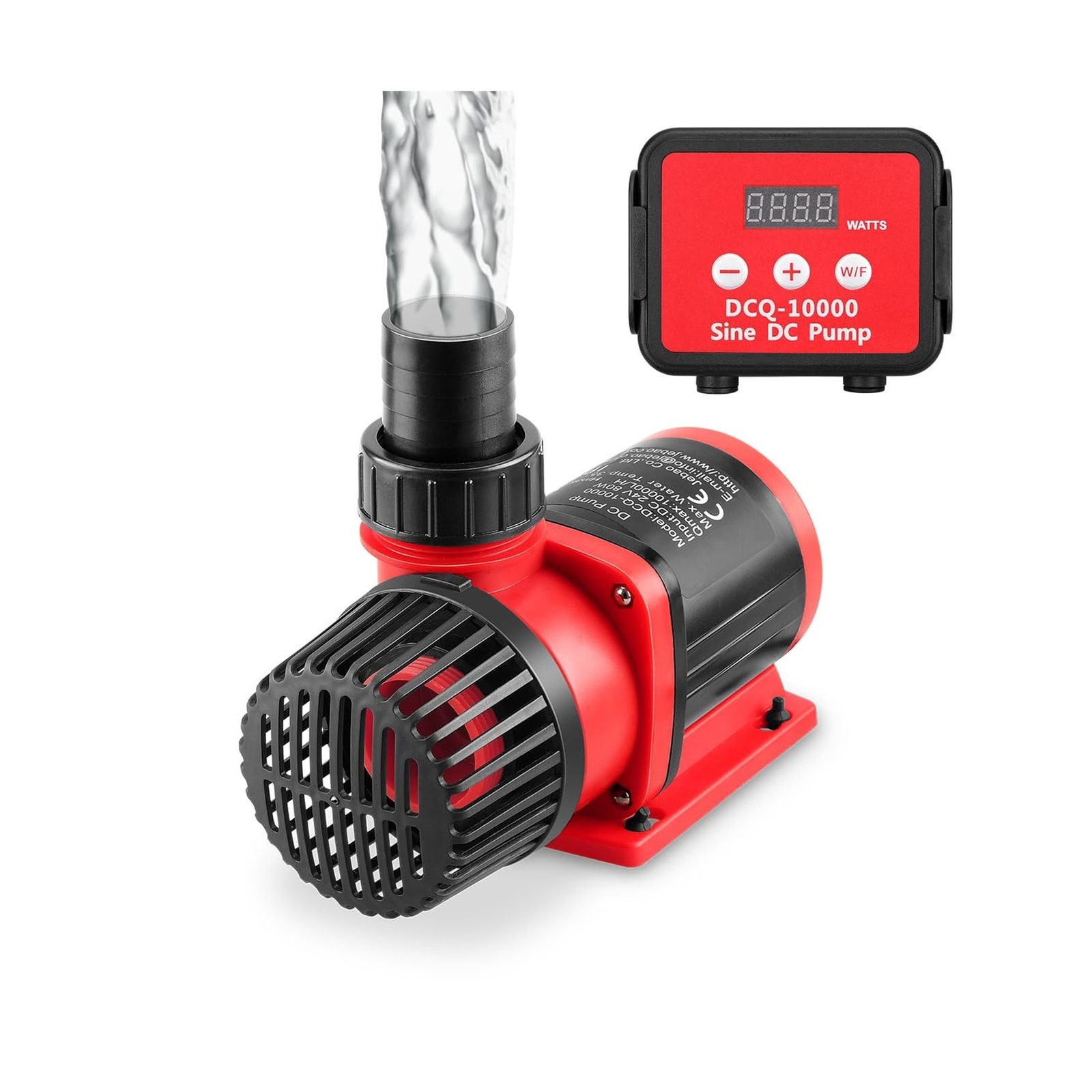 2640GPH 80W Aquarium DC Retrun Pump With LCD display Controller,DC24V 18FT Li...
