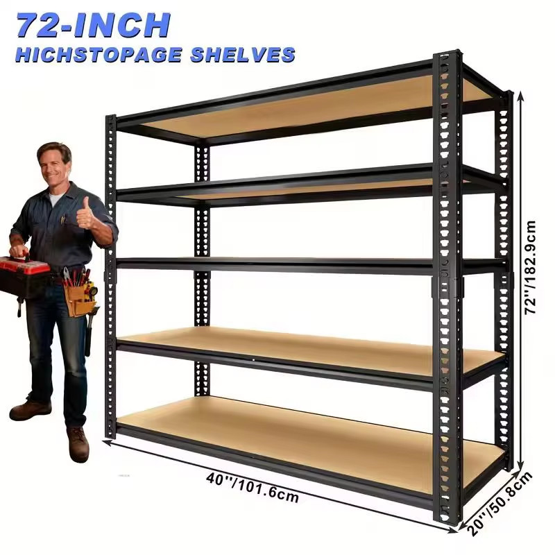 40" Heavy Duty Garage Storage Shelving 3050LBS Metal Adjustable Storage Rack