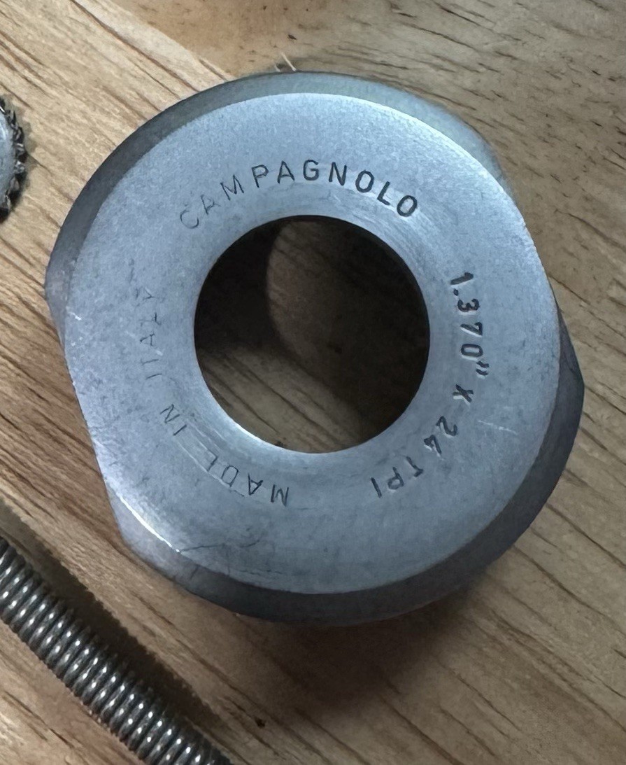 Campagnolo Thin Wall Bottom Bracket Cup |Fixed | English | Track Pista Triple