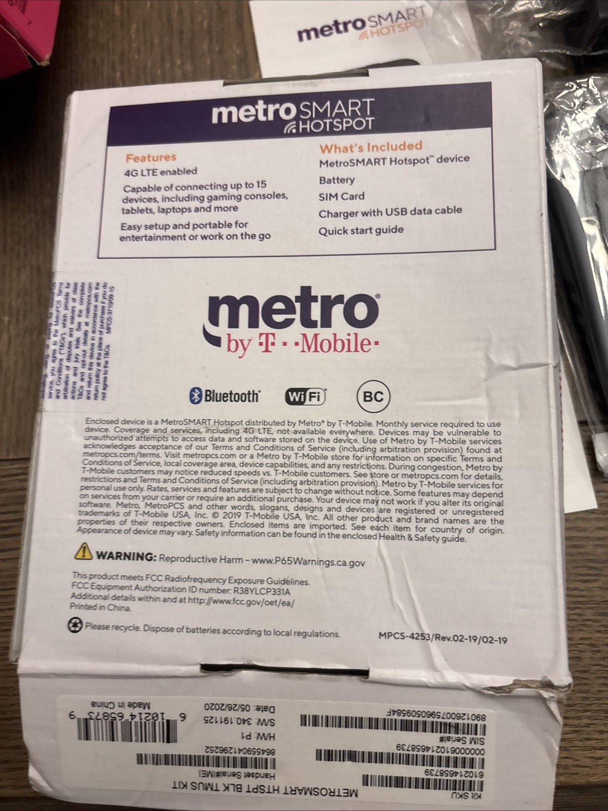 Metro SMART Hotspot NEW not activate
