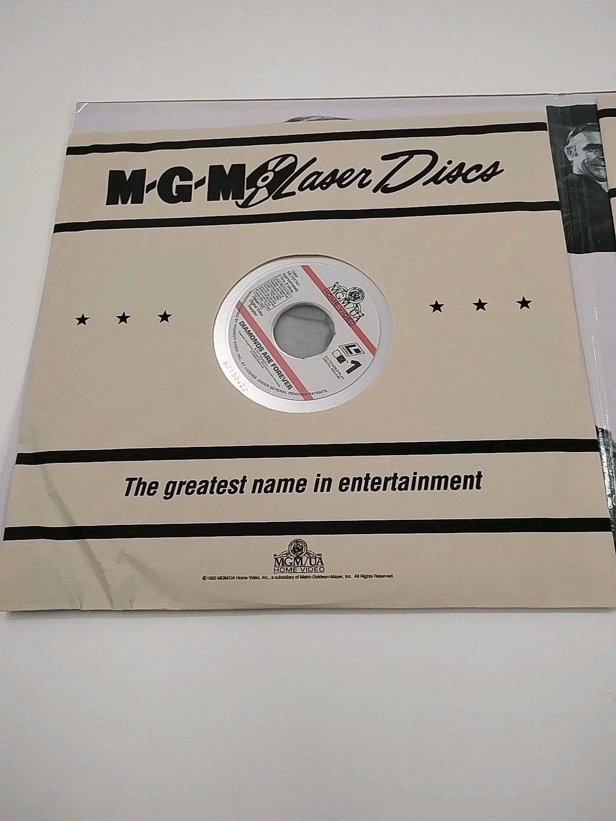 DIAMONDS ARE FOREVER 2-Laserdisc LD SET WIDESCREEN JAMES BOND! Sean Connery