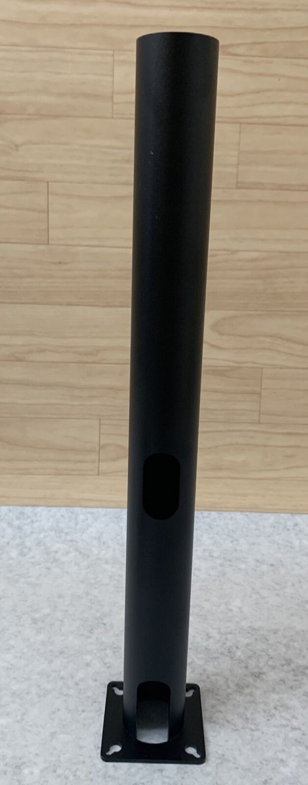 Spacepole TARGET008-02 Pole, VESA 75/100, and CD Adapter on Baseplate