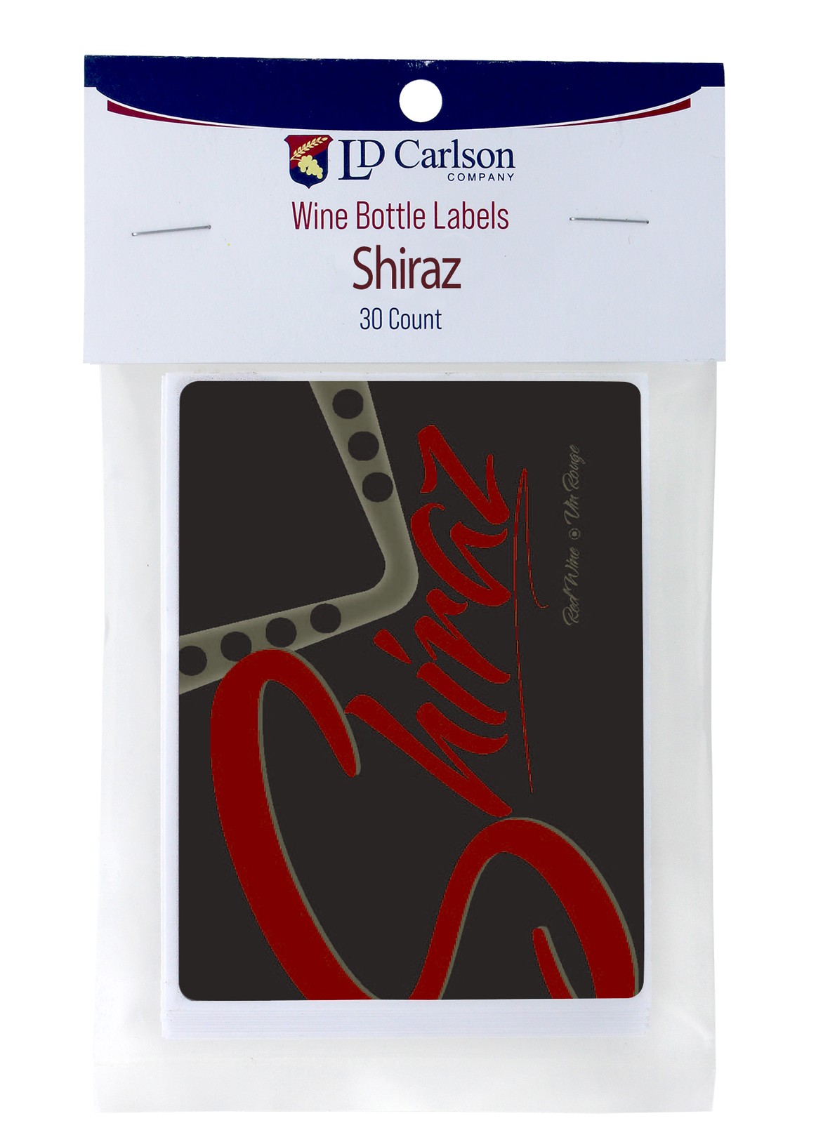 Shiraz Wine Labels 30/Pack Varietal Collection