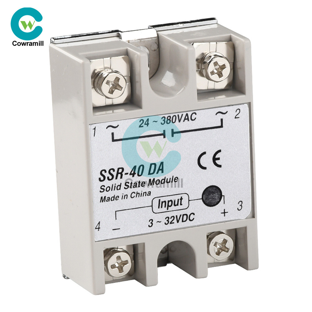 Solid State Relay Alloy Heat Sink SSR-25DA SSR-40DA SSR-60DA 25A/40A/60A 250V