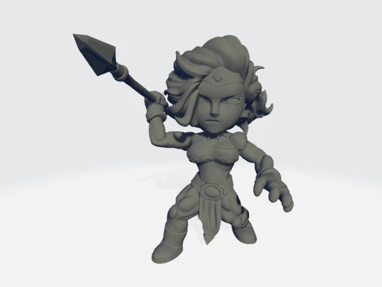 Chibiatures - Amazon Spear #2