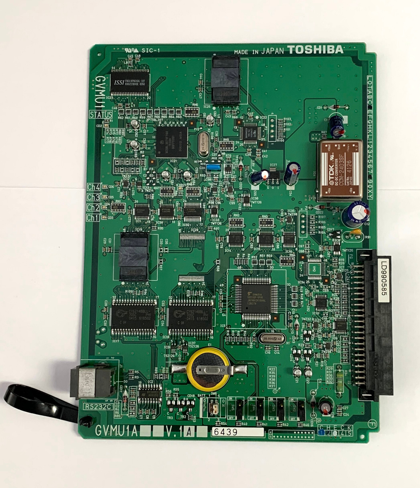 Toshiba Strata GVMU1A CTX28 Voice Mail Card V.1A
