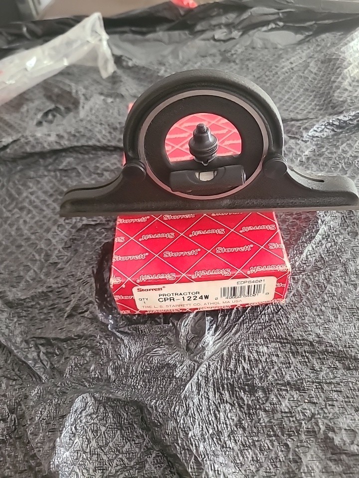 Starrett PR-1224W Protractor Head for Combination Squares & Protractors with Box