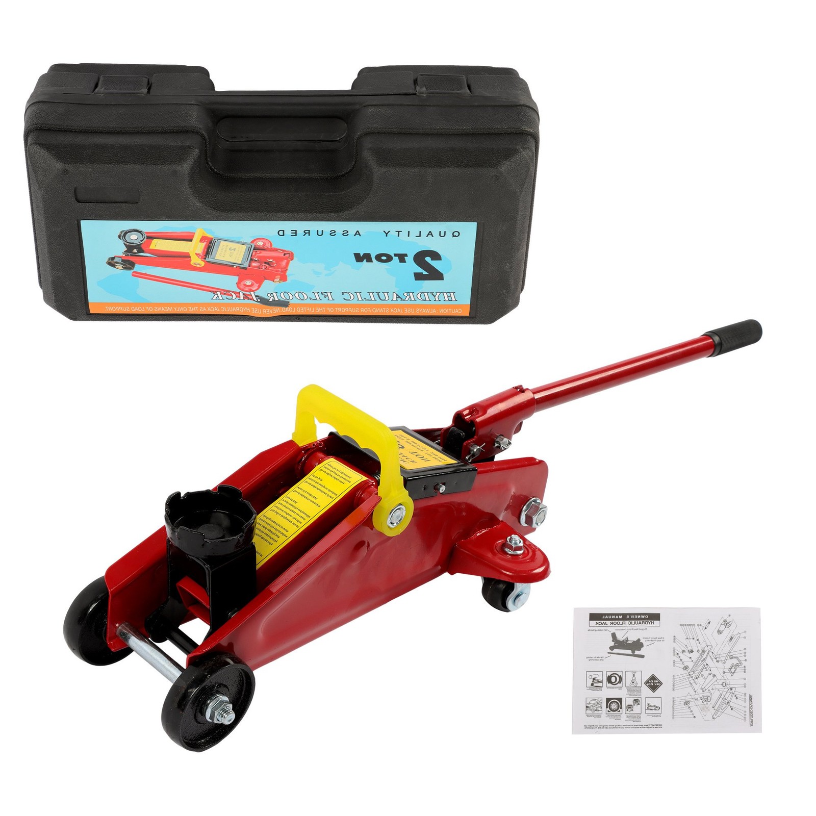 LABLT Low Profile Trolley Service/Floor Jack Quick Lift Pump 1.5Ton,3000 Lbs