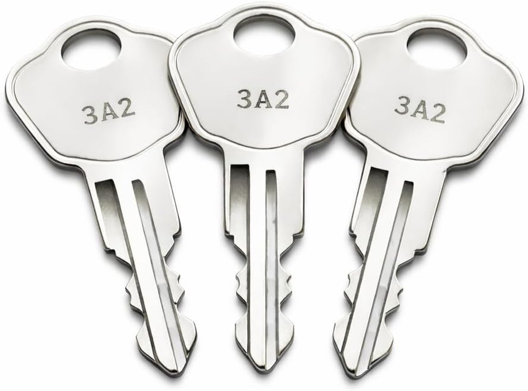 (3 Pack) 3R2 Keys for Sentry Safes Model 1100, Compatible with Safe Boxes, Lock