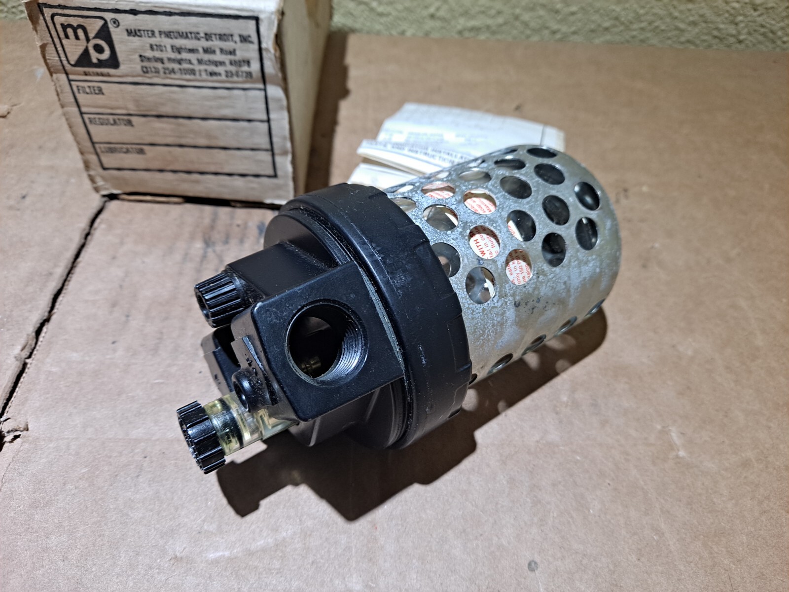 NEW MASTER PNEUMATIC L28D LUBRICATOR Fast Shipping