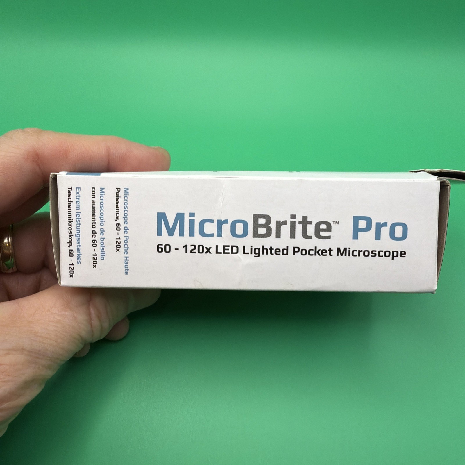 CARSON® MicroBrite™ Pro 60-120x LED-Lighted Pocket Microscope *NEW*