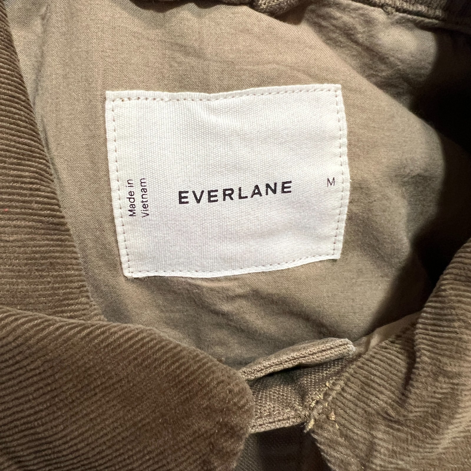 EVERLANE THE BARN JACKET BEECH COTTON CANVAS