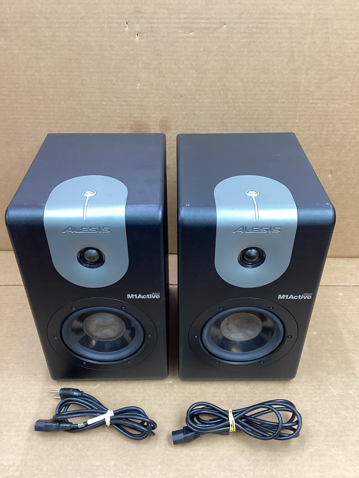 (Pair) Alesis M1 Active 620 Powered Studio Monitor Speaker Tested