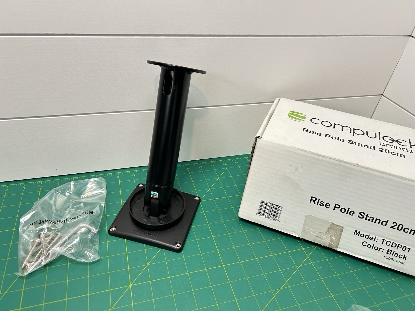 Compulocks Rise Pole Stand 20cm TCDP01-BM Black – iPad Tablet Mount
