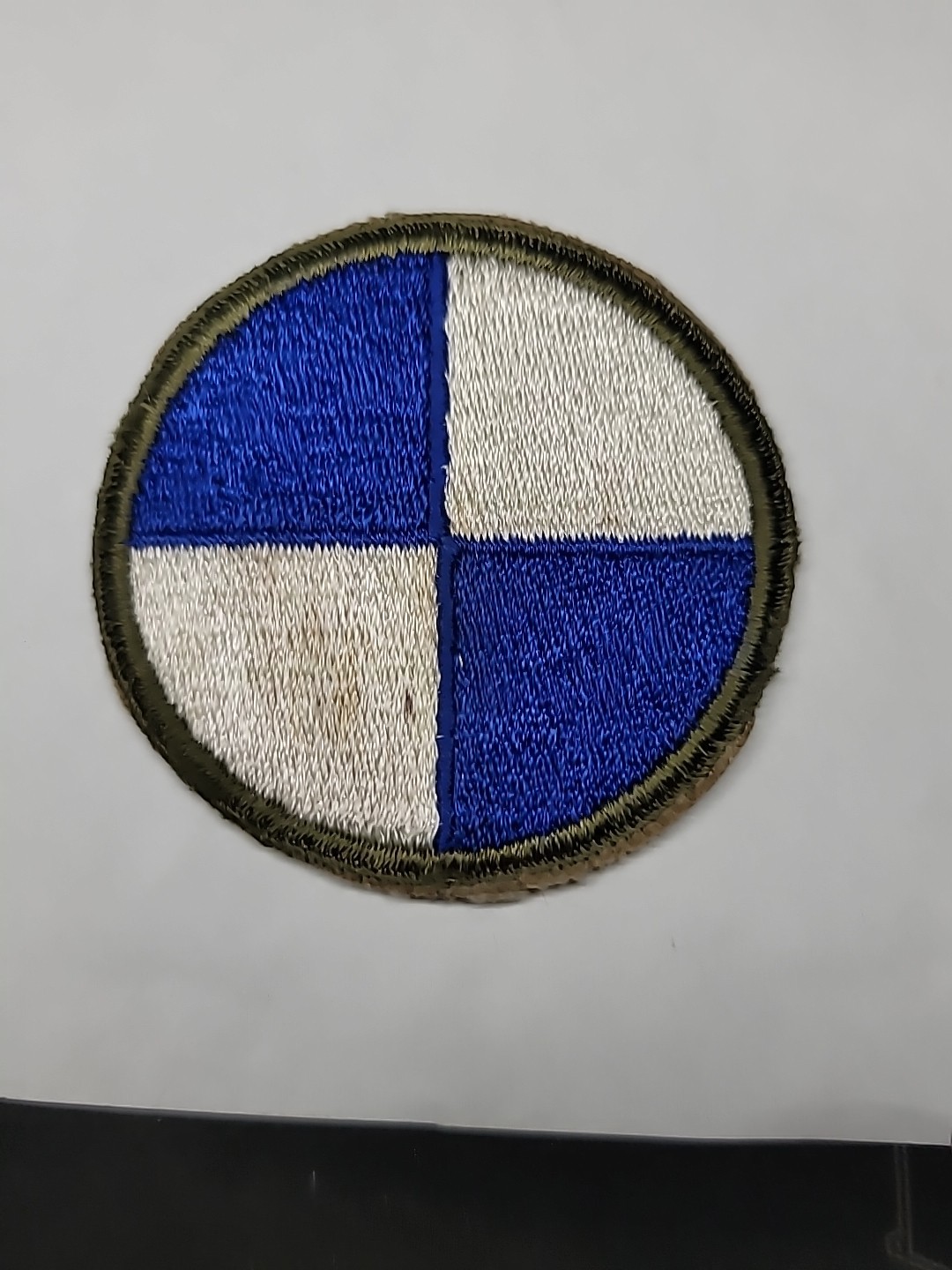 4th Corps US Army Patch, OD Border