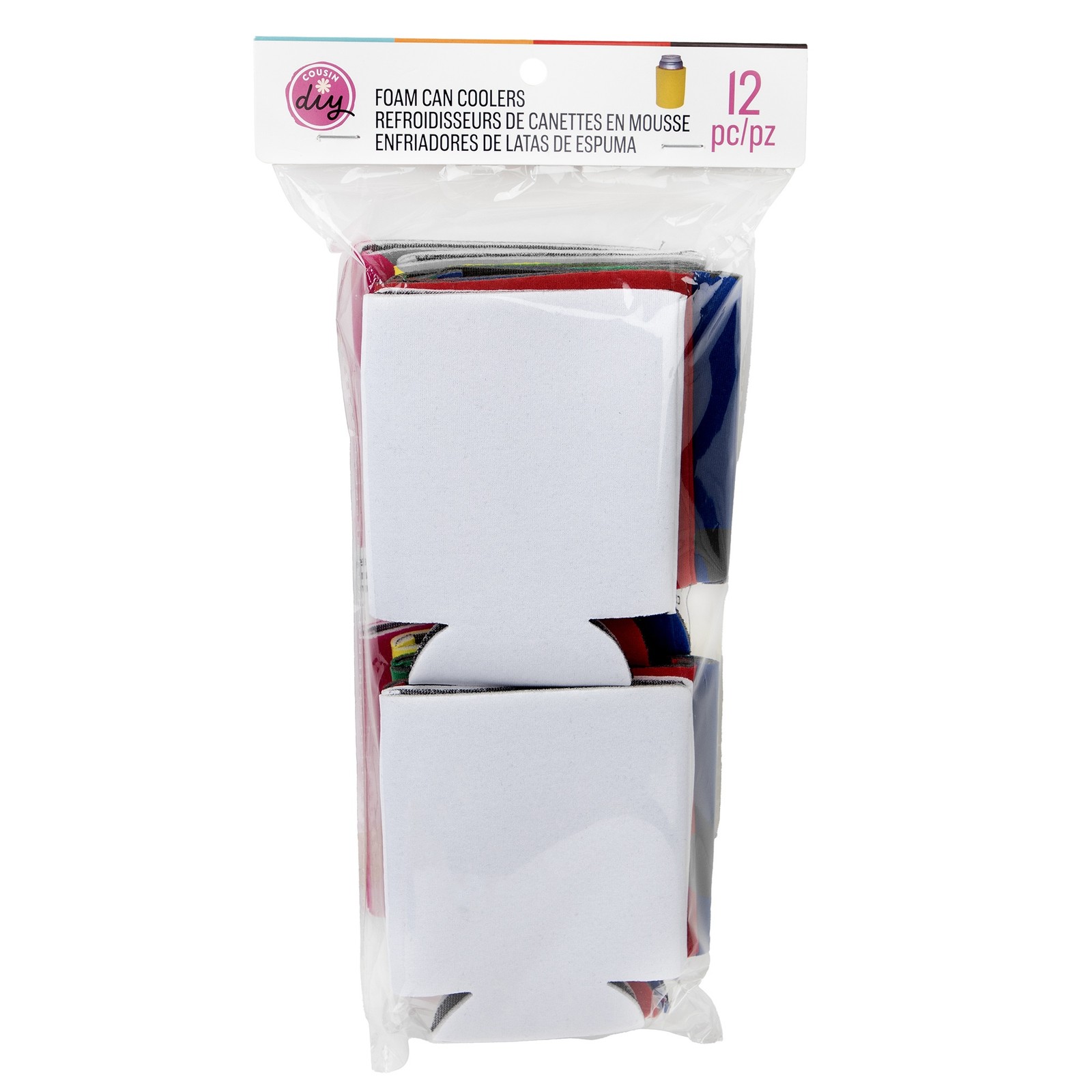 CousinDIY Stubby Cooler 12/Pkg-Assorted Colors