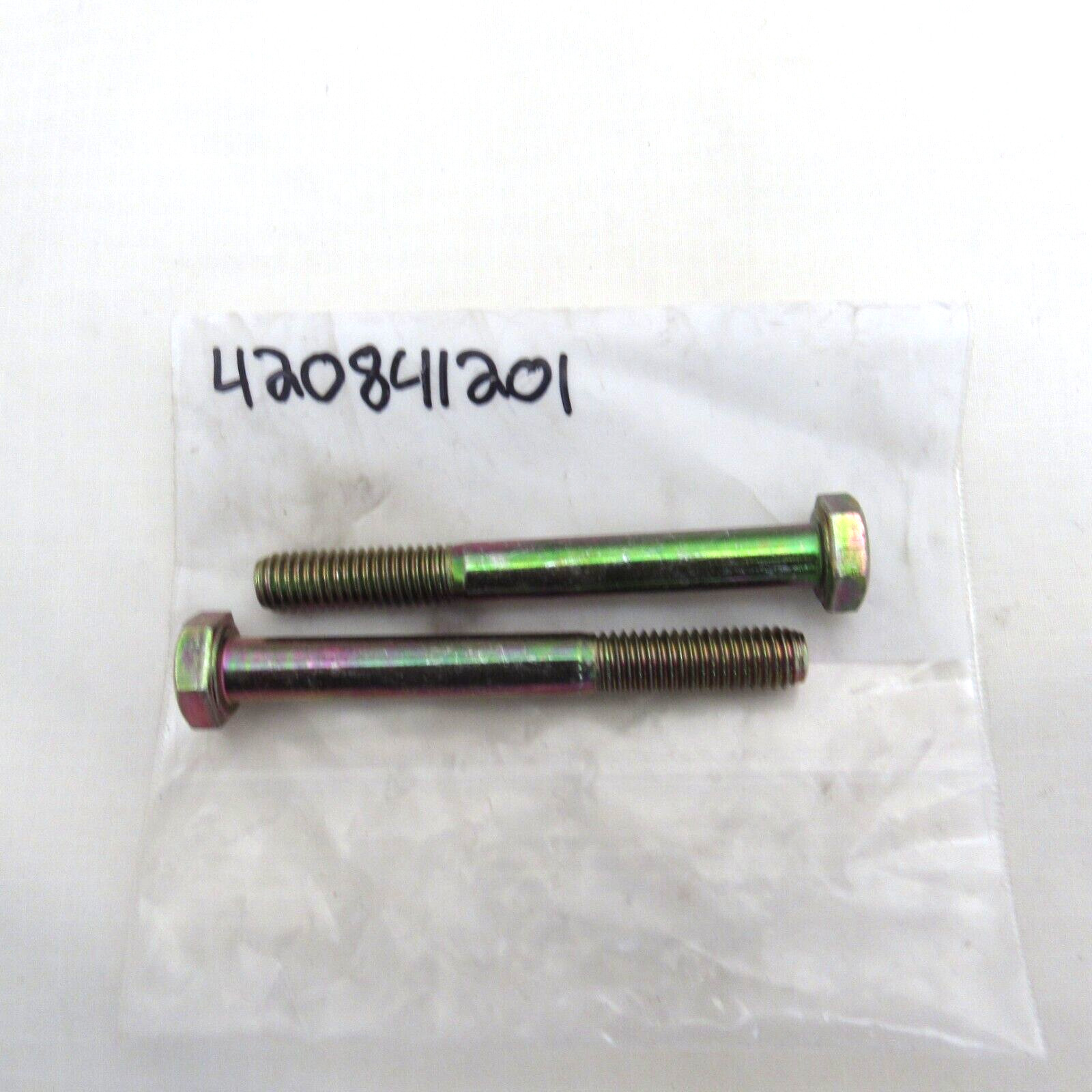 Ski Doo OEM Hexagon Hex Cap Screws Bolts 420841201 Set of 2
