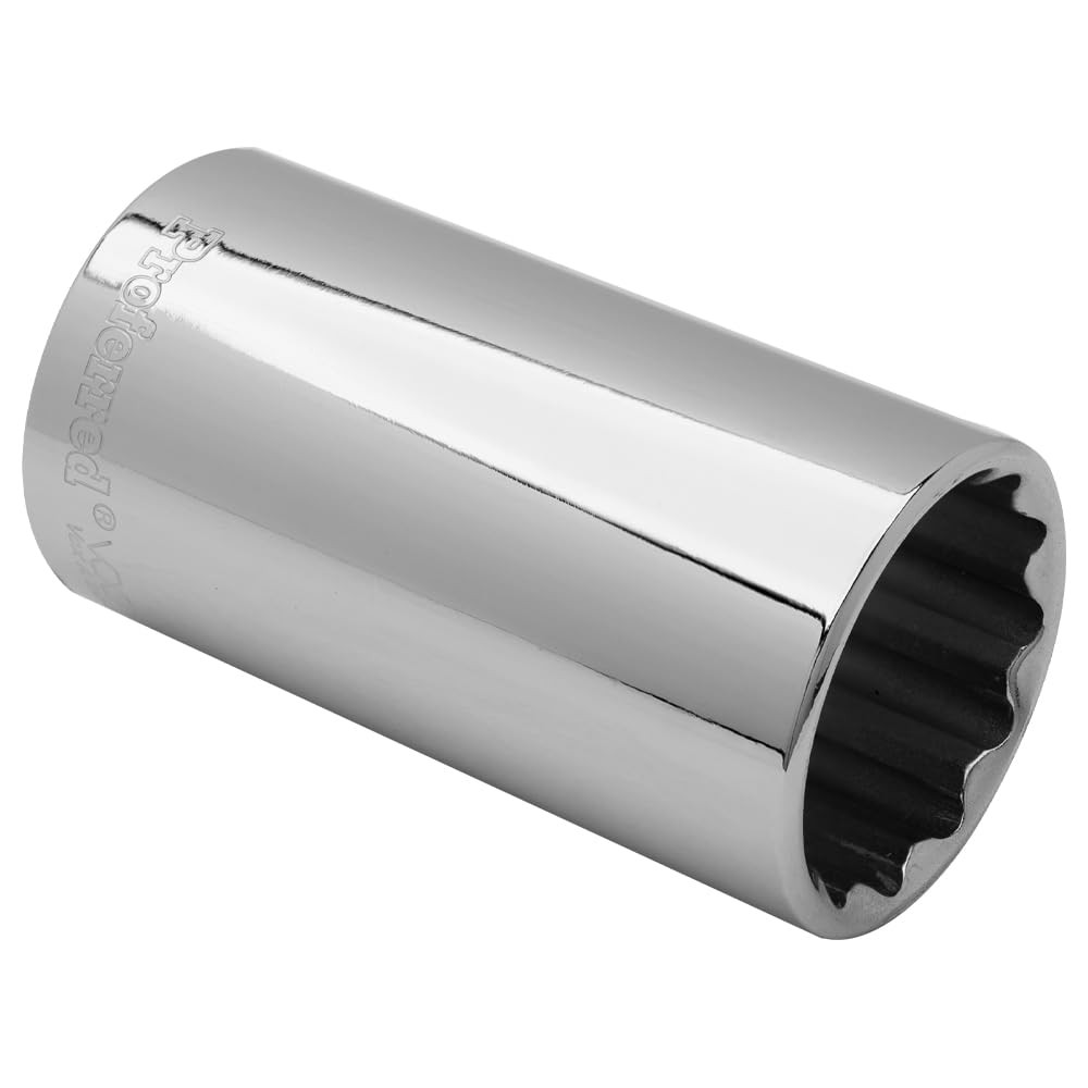 S19332 3/8" Drive SAE Socket, 1" Deep 12 Point