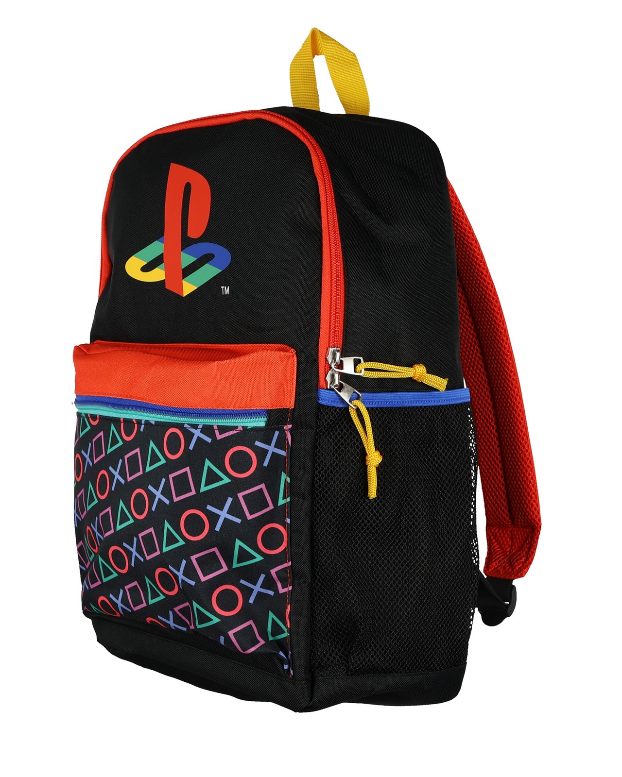 PlayStation Backpack 18" Classic PS Logo & Controller Symbols Print Book Bag
