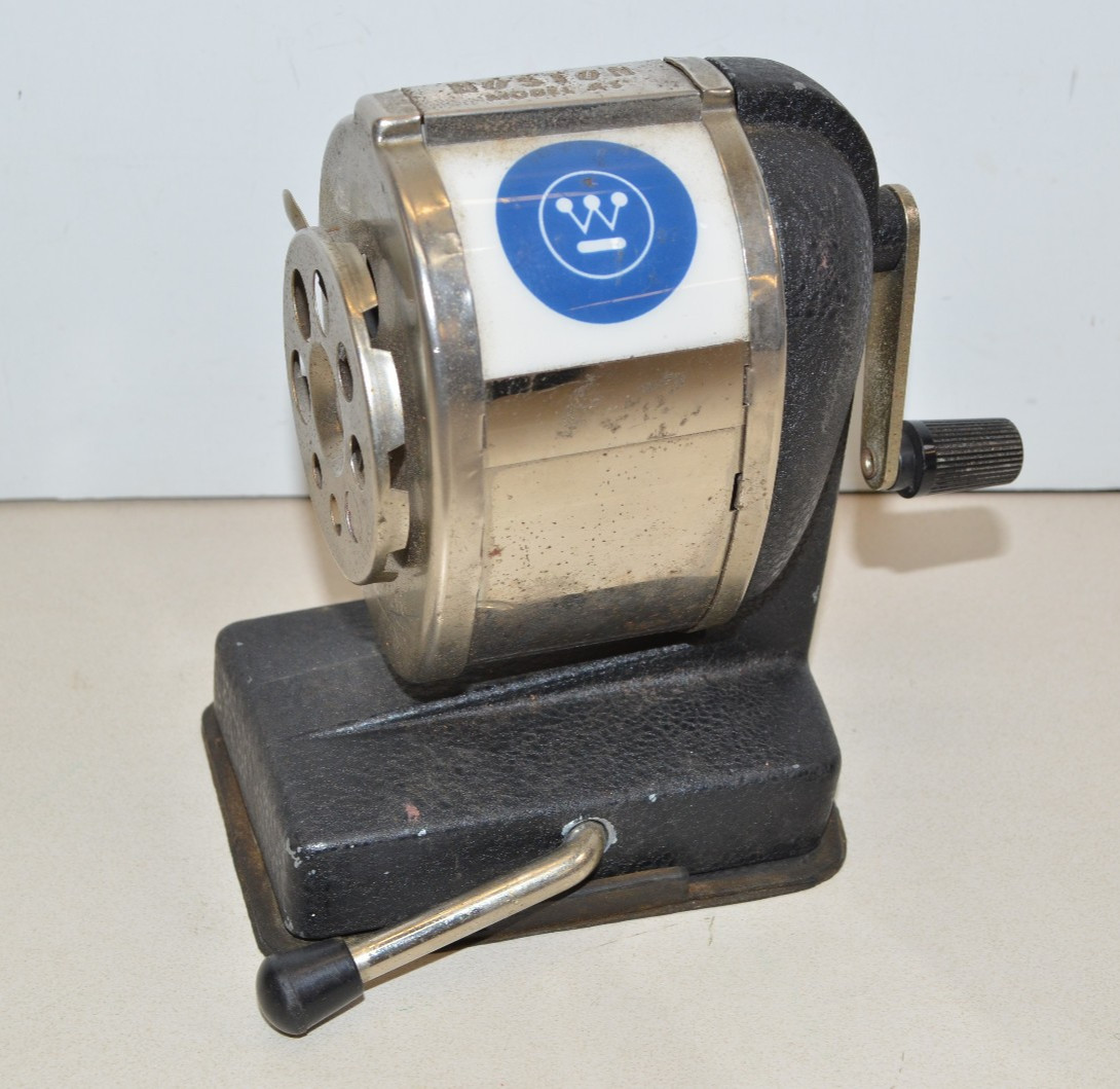 Vintage BOSTON WESTINGHOUSE Pencil Sharpener Advertising Piece