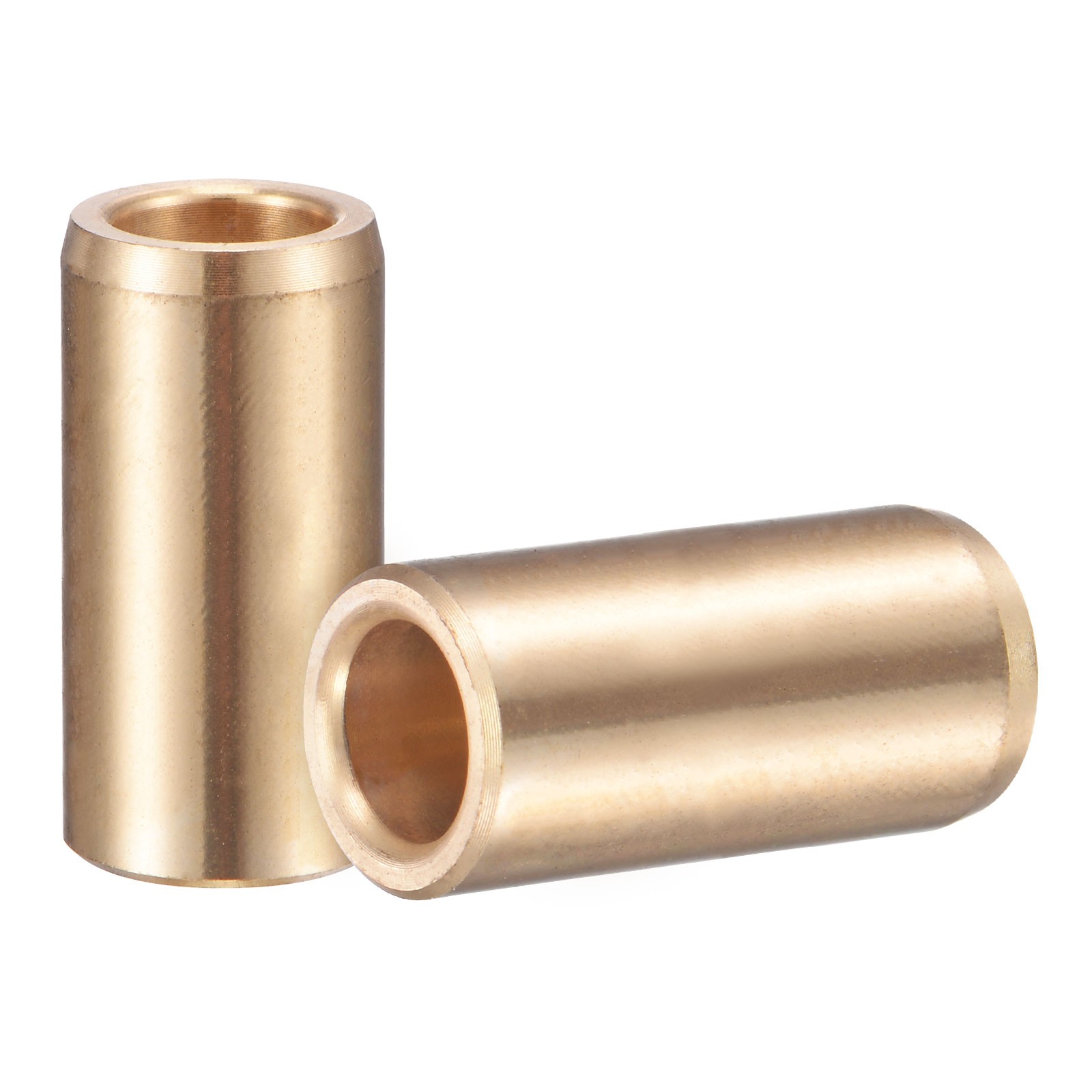 2pcs Sleeve Bearings Wrapped Oilless Bushings Cast Brass 8mm x 12mm x 25mm