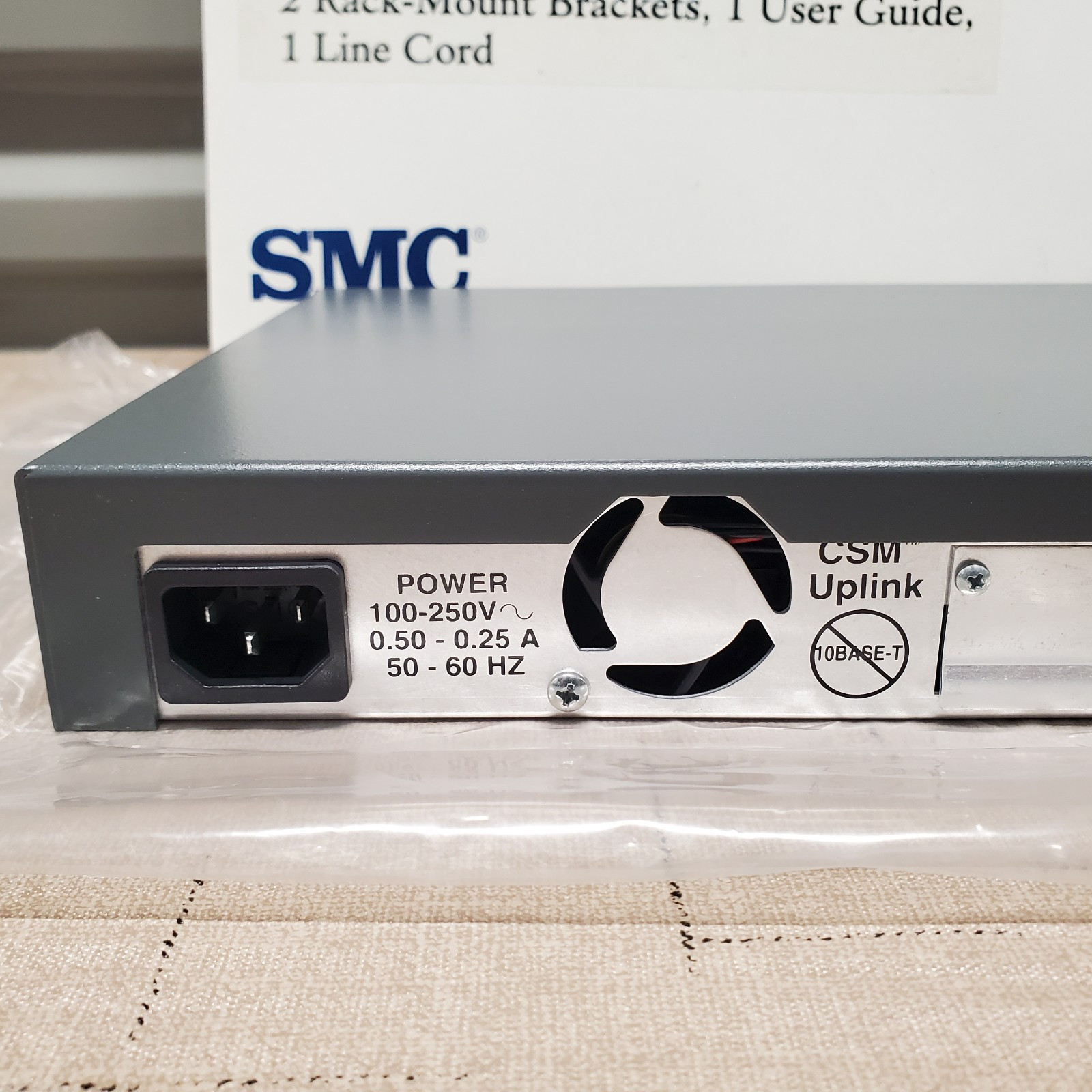 VTG Y2K SMC TigerStack 3314T 14-Port Ethernet Hub Stackable SMC3314T - OPEN BOX