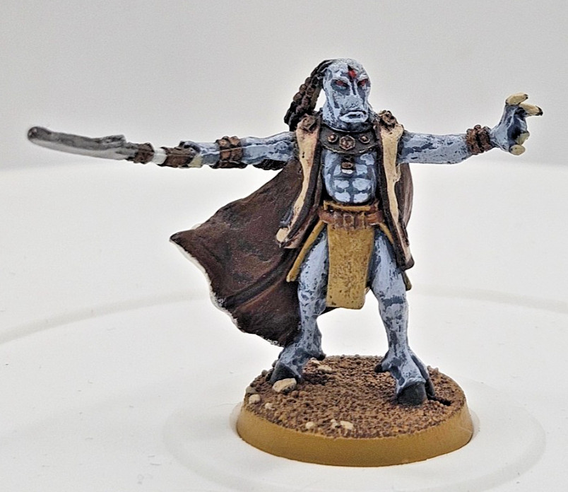 GW  Warhammer 40k Tau T'au Empire Aun'Shi Ethereal Rare Metal OOP