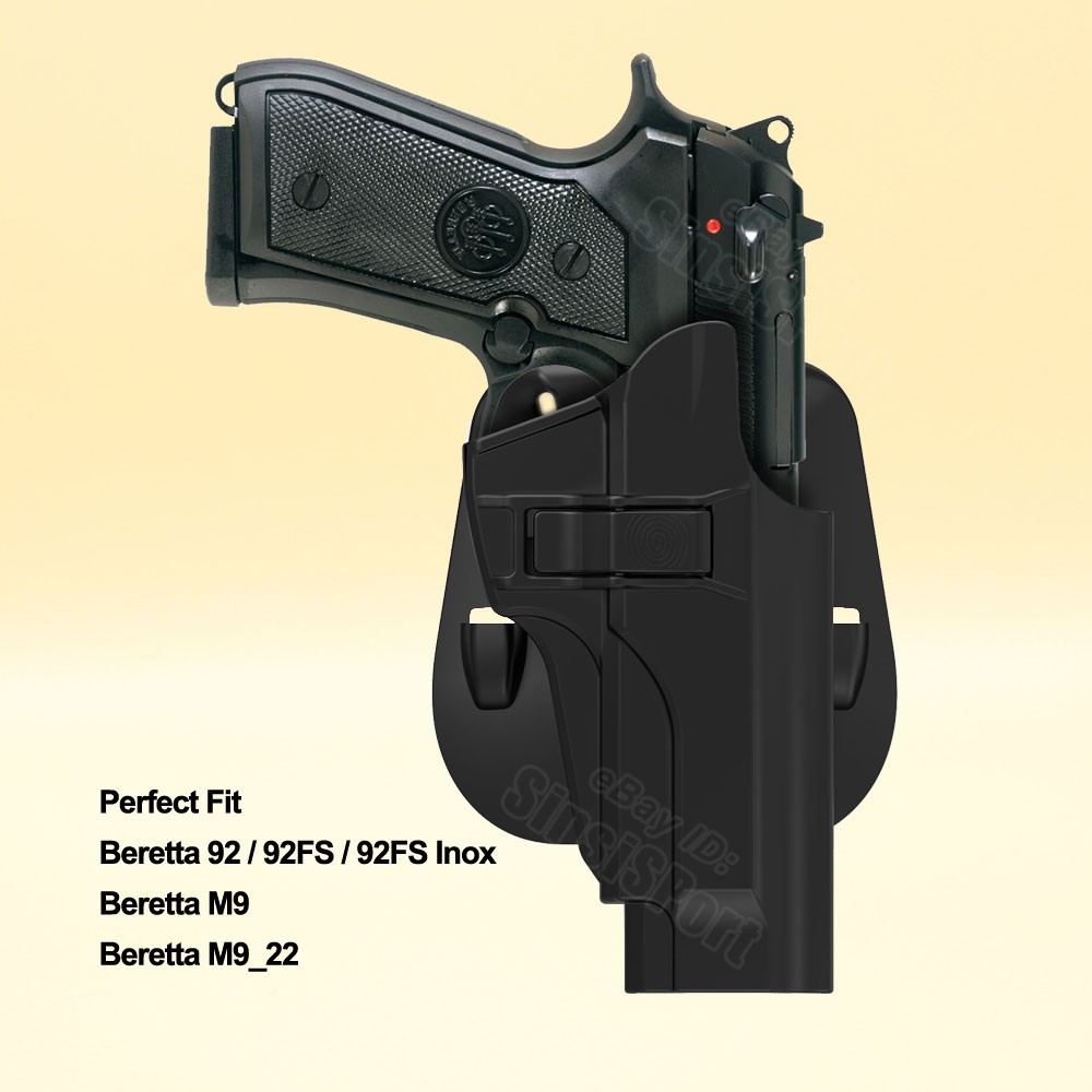 92FS Holster OWB For Beretta 92 92FS 92FS Inox Beretta 92 4.9” 9mm Holster