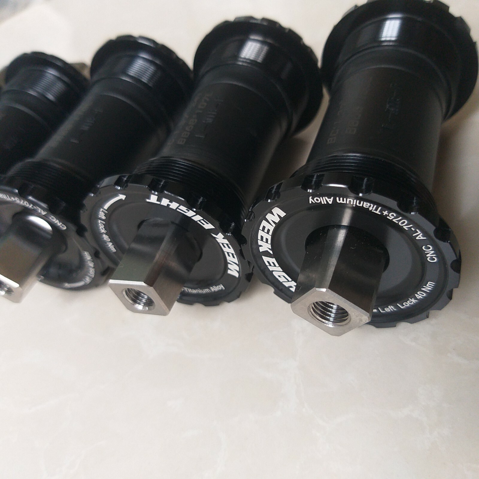 Titanium 107mm Bicycle Square Taper Bottom Bracket Bearing Cartridge 68mm 107L