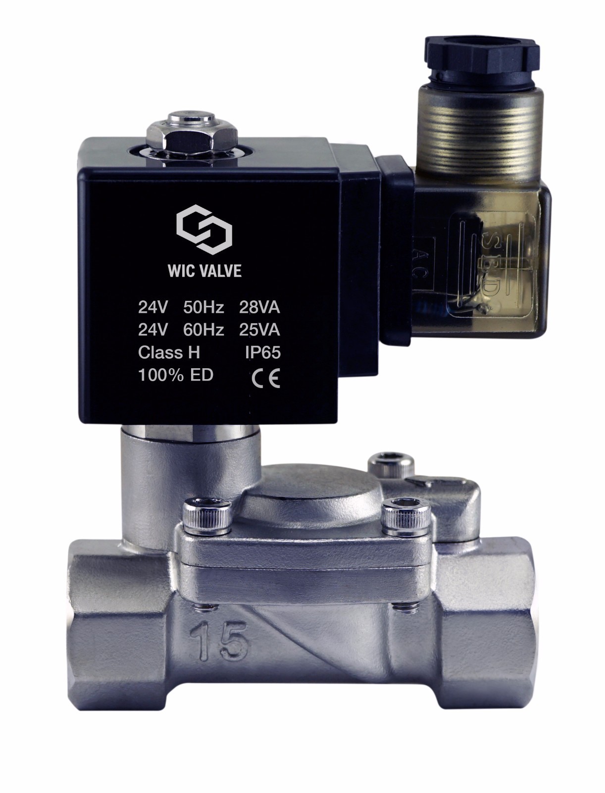 1" Inch Slow Closing Water Hammering Resistant Electric Solenoid Valve NC 24V AC