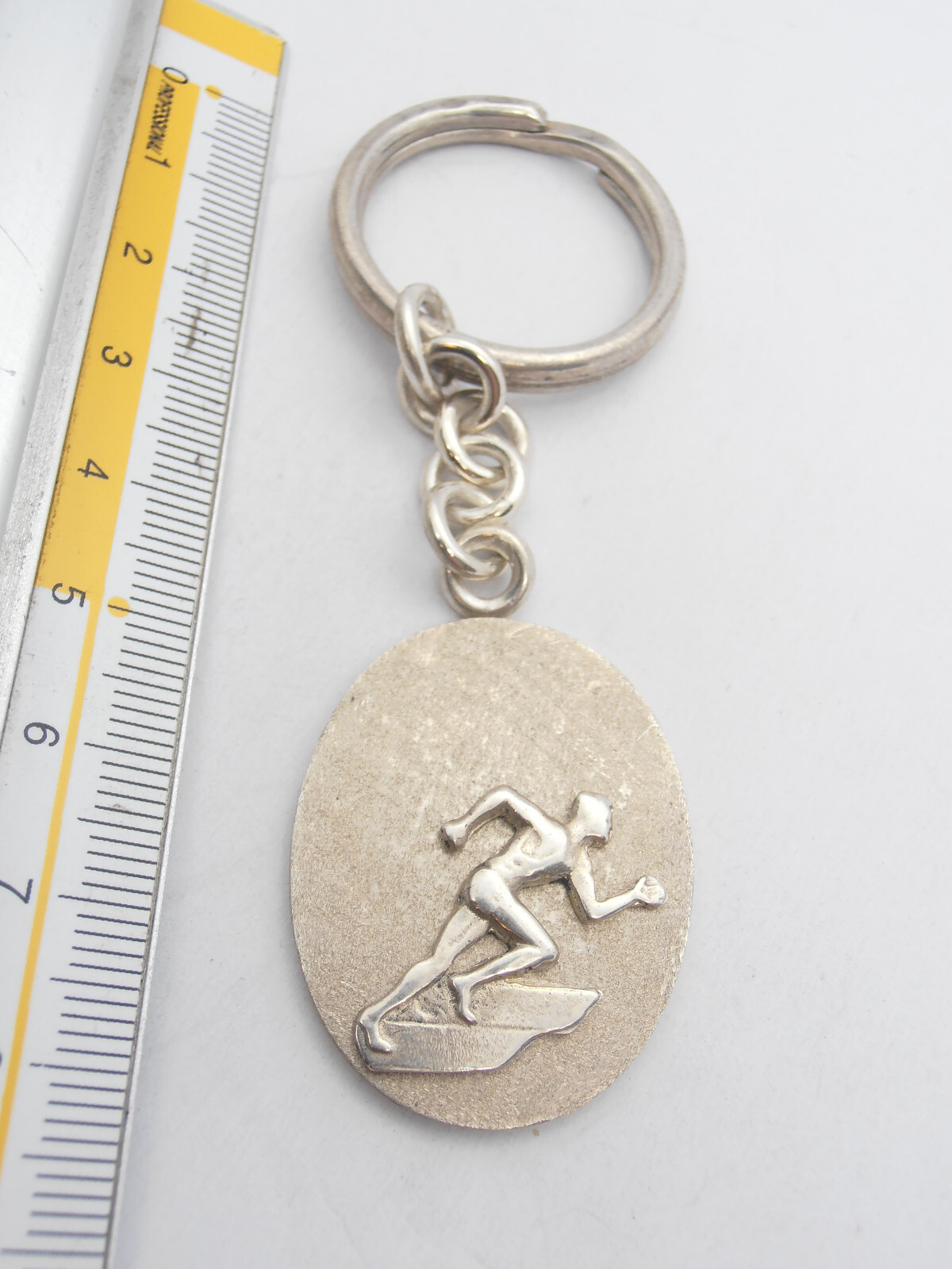Runner: 925 Silver Keychain - Runner - Running - Athletics - Athlete