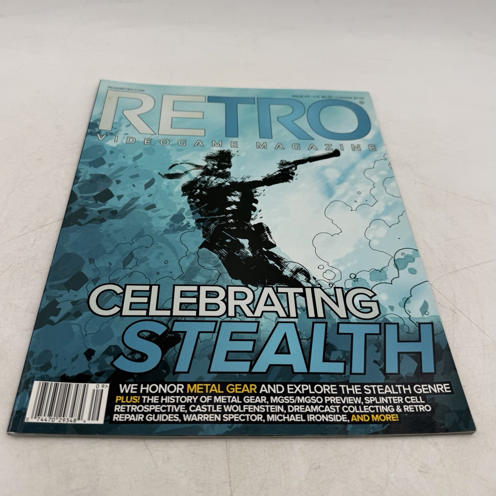 Retro Video game Magazine Celebrating Stealth
