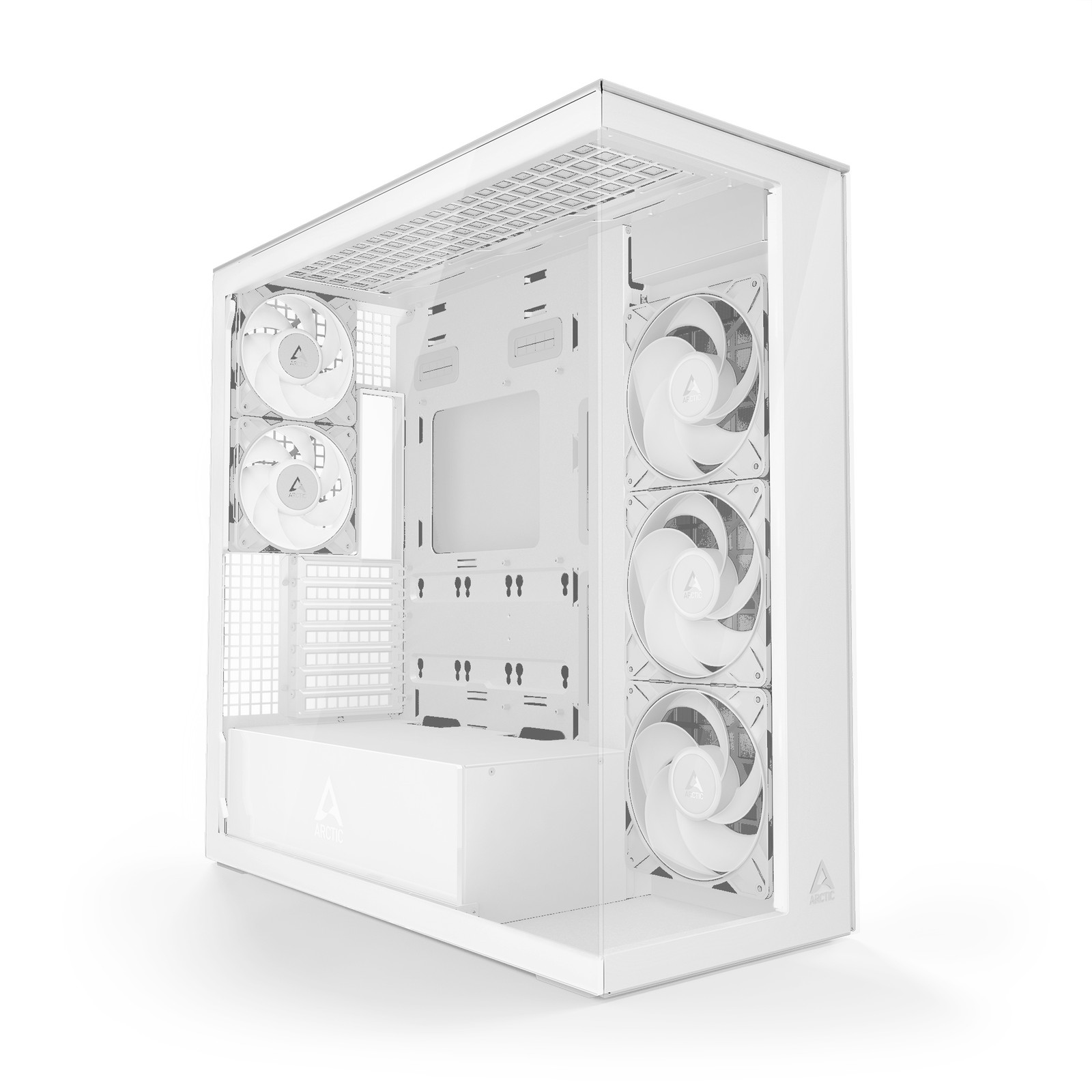 ARCTIC Xtender (White) PC Case Tempered Panorama Glass Midi Tower Gaming